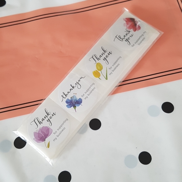 100 pcs 1.5" In. Thank You Stickers - Picture 13 of 13